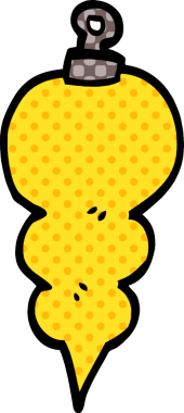 bir insan tarafından çizilmiş bir karalama xmas dekorasyonu