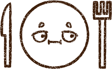 Yemek Kömürü Bir insan tarafından çizilmiş