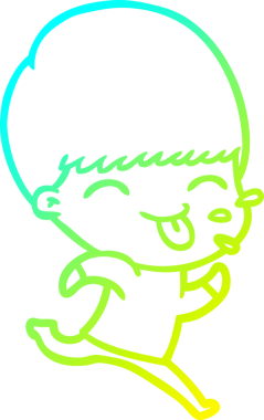 Bir insan tarafından çizilmiş kaba bir adamın soğuk çizgi çizimi.