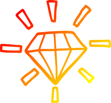 İnsan eliyle çizilmiş bir dövmenin sıcak çizgi çizimi.