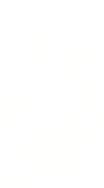 Bir insan tarafından çizilen Noel Uzaylı Tebeşiri