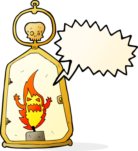 bir insan tarafından çizilmiş konuşma baloncuklu karikatür feneri.