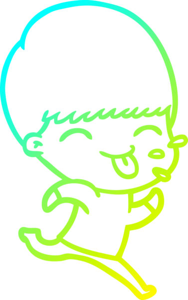 Bir insan tarafından çizilmiş kaba bir adamın soğuk çizgi çizimi.