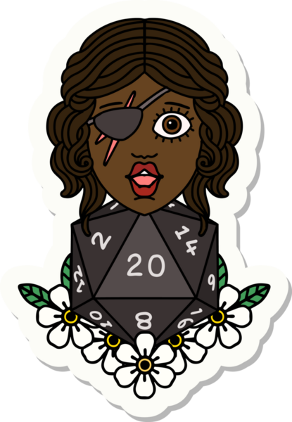 Bir insan tarafından çizilmiş 20 zarlı düzenbaz insan etiketi.