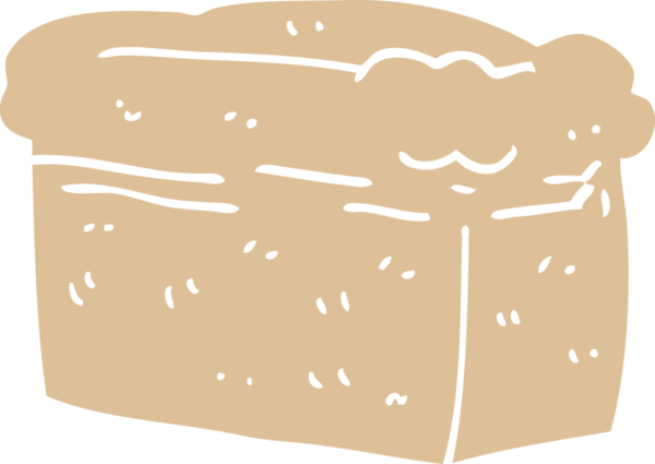 Bir insan tarafından çizilmiş bir ekmek karalaması.