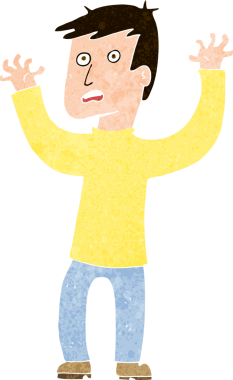 Bir insan tarafından çizilmiş karikatür.