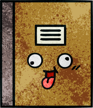 Bir insan tarafından çizilmiş bir defterin retro grunge desen karikatürü