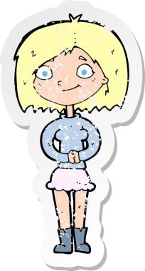 Bir insan tarafından çizilmiş mutlu bir karikatürün gerilimli yapıştırması.