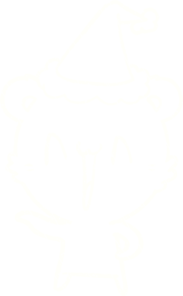 Bir insan tarafından çizilen Kutup Ayısı Tebeşiri