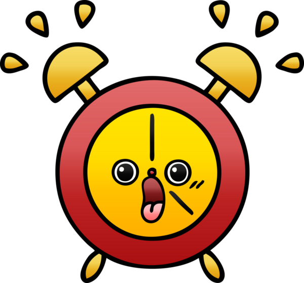 Bir insan tarafından çizilmiş alarm saatinin gölgeli çizimi