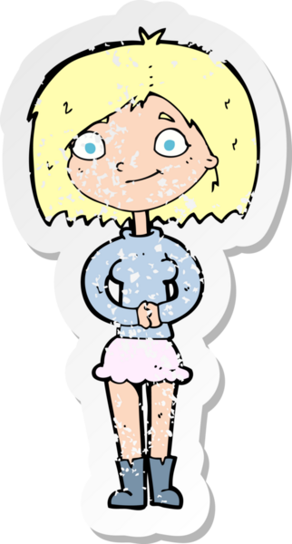 Bir insan tarafından çizilmiş mutlu bir karikatürün gerilimli yapıştırması.