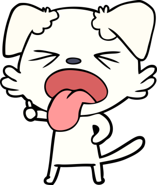 Bir insan tarafından çizilmiş iğrenç bir çizgi film.