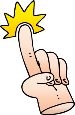 Bir insan tarafından çizilmiş garip gölgeli bir çizgi film.