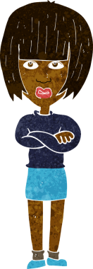 Bir insan tarafından çizilmiş bir karikatür.