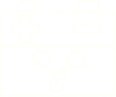 Bir insan tarafından çizilmiş pil tebeşiri.