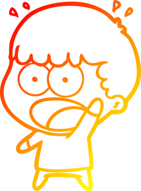 İnsan tarafından çizilmiş bir çizgi film karakteri.