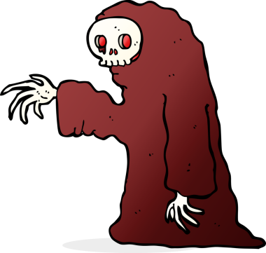 Bir insan tarafından çizilmiş tuhaf cadılar bayramı kostümü.