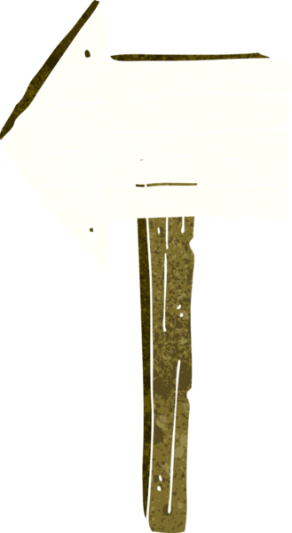 Bir insan tarafından çizilmiş çizgi tabela.