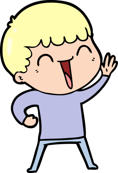 Bir insan tarafından çizilmiş mutlu bir adam.