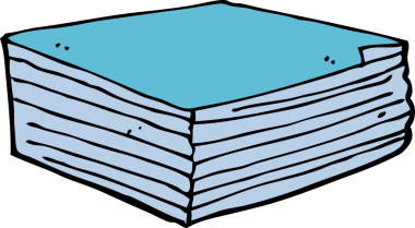 Bir insan tarafından çizilmiş karikatür notaları.
