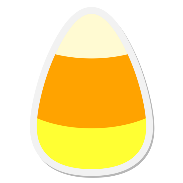 Bir insan tarafından çizilmiş mısır etiketi.