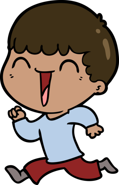 Bir insan tarafından çizilmiş mutlu bir adam.