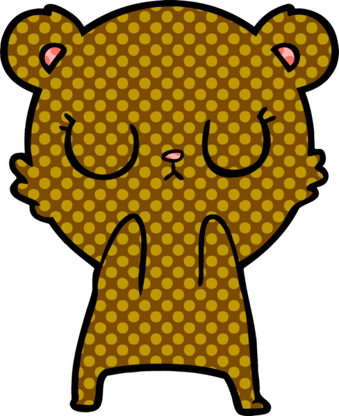 Bir insan tarafından çizilmiş bir çizgi film karakteri.