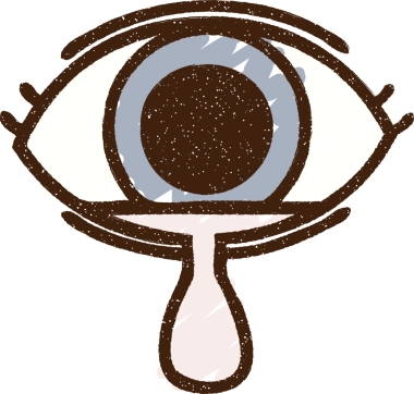 Bir insan tarafından çizilen Doğaüstü Göz Tebeşiri