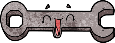 Bir insan tarafından çizilmiş çizgi film anahtarı.