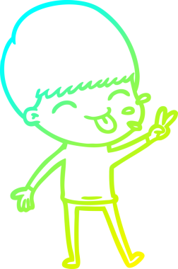 Bir insan tarafından çizilen çizgi film karakteri çizimi.