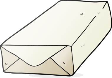 Bir insan tarafından çizilmiş el yazması ofis kağıdı paketi.