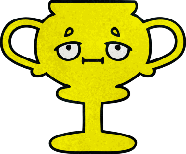 Bir insan tarafından çizilmiş eski grunge desenli bir kupa.