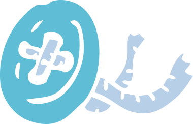 bir insan tarafından çizilmiş eski bir karalama düğmesi