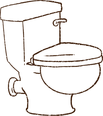 Tuvalet Kömürü Bir insan tarafından çizilmiş