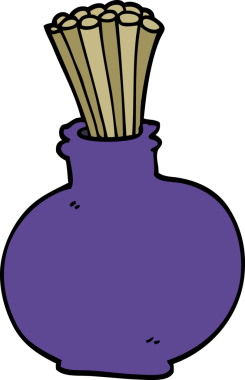 Bir insan tarafından çizilmiş karalama kavanozu.