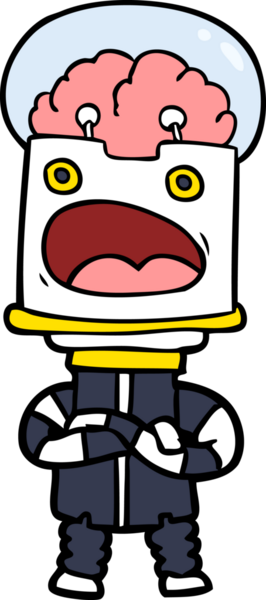 Bir insan tarafından çizilmiş çizgi film robotu