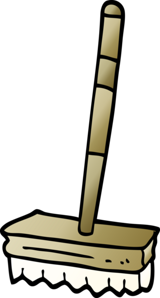 Bir insan tarafından çizilmiş vektör gradyan çizim fırçası