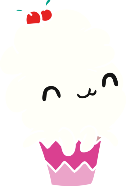 Çizim: kawaii ahtapot keki bir insan tarafından çizildi.