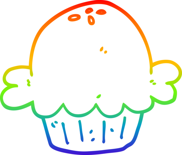 gökkuşağı gradyanı bir insan tarafından çizilmiş bir karikatür turtasının çizimi