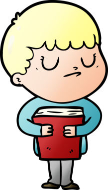 Bir insan tarafından çizilmiş huysuz çocuk çizgi filmi.