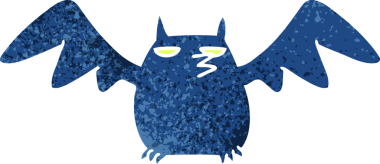 Bir insan tarafından çizilmiş eski bir çizgi film karalaması.