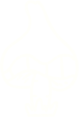 Bir insan tarafından çizilmiş mantar tebeşiri.