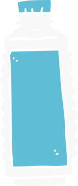 Çizgi film karalaması bir insan tarafından çizilmiş içki şişesi.