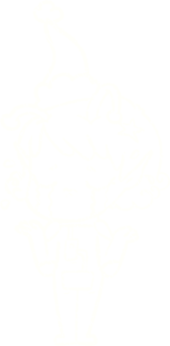 Bir insan tarafından çizilen Noel Uzaylı Tebeşiri