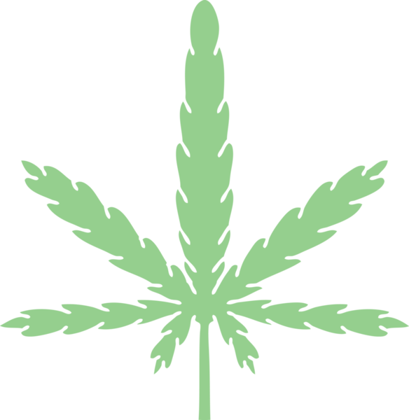 Bir insan tarafından çizilmiş tuhaf bir marihuana çizimi.