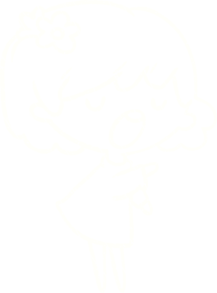 Bir insan tarafından çizilen Şarkı Söyleyen Kadın Tebeşiri