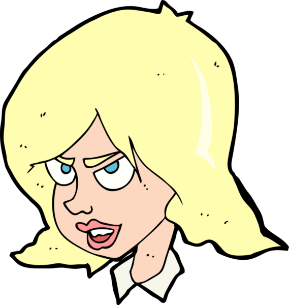 Bir insan tarafından çizilmiş bir karikatür.