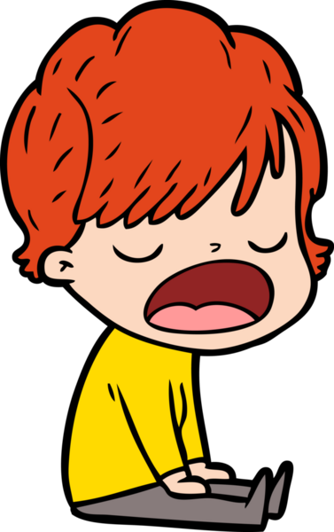 Bir insan tarafından çizilmiş bir karikatür kadın konuşuyor.