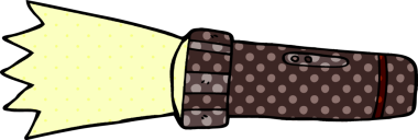 Bir insan tarafından çizilmiş karalama meşalesi.