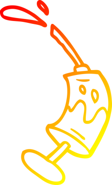 Bir insan tarafından çizilmiş karikatür aşısı çizimi.